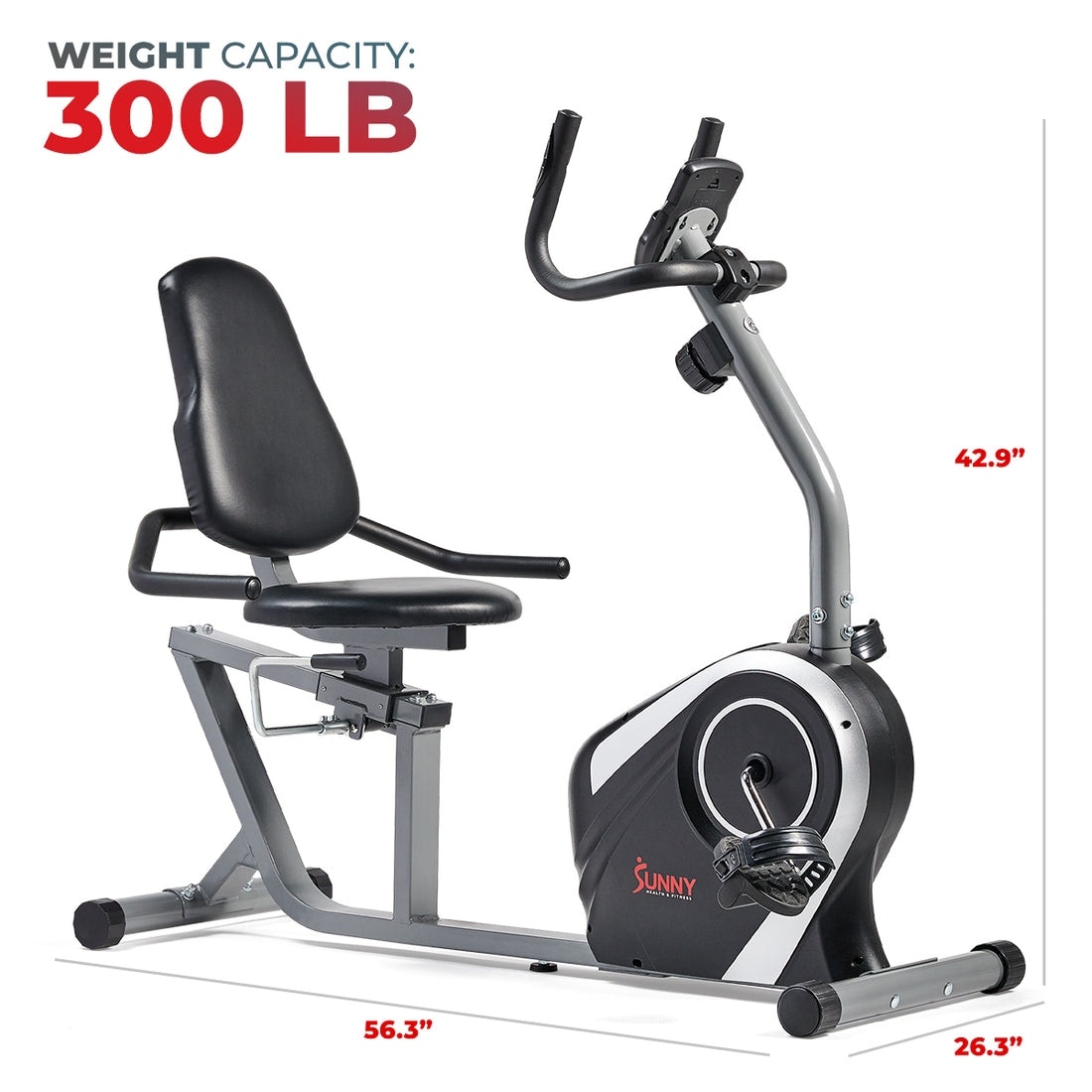Sunny Health Recumbent Exercise Bike Target Riding Stationary Bike