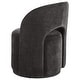 preview thumbnail 8 of 18, Harjo Velvet Upholstered Swivel Accent Chair
