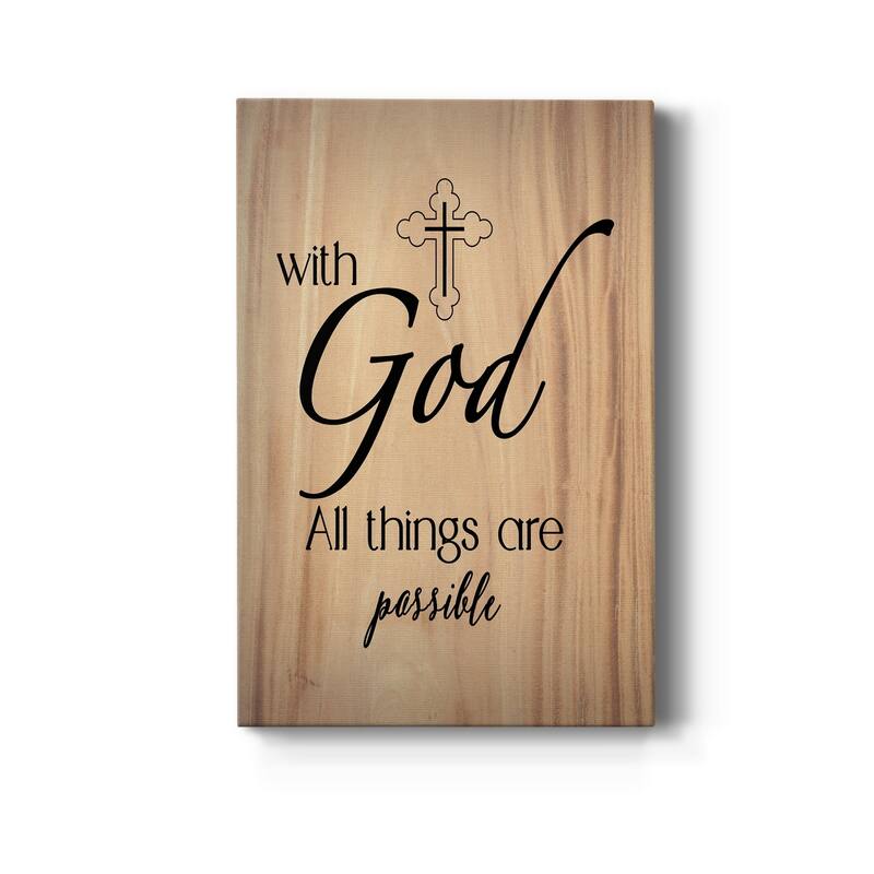 All Things Possible Premium Gallery Wrapped Canvas - Ready to Hang - 8X12