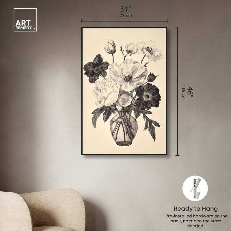Antique Aria Canvas by Art Remedy