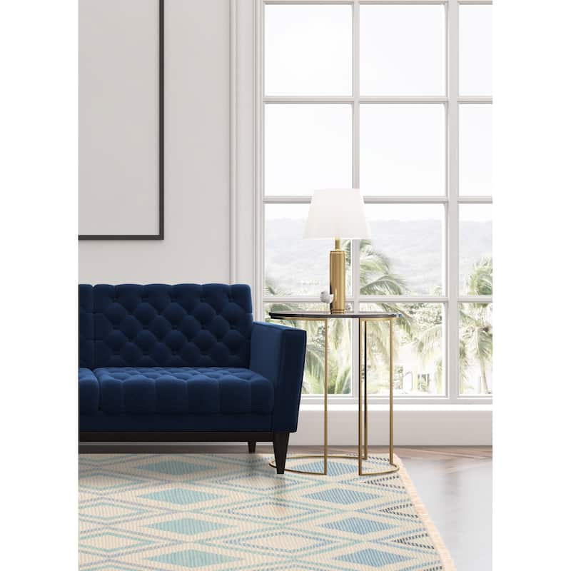 Ankara Blue Kilim 5'2" x 7'9" - 5'2 x 7'9