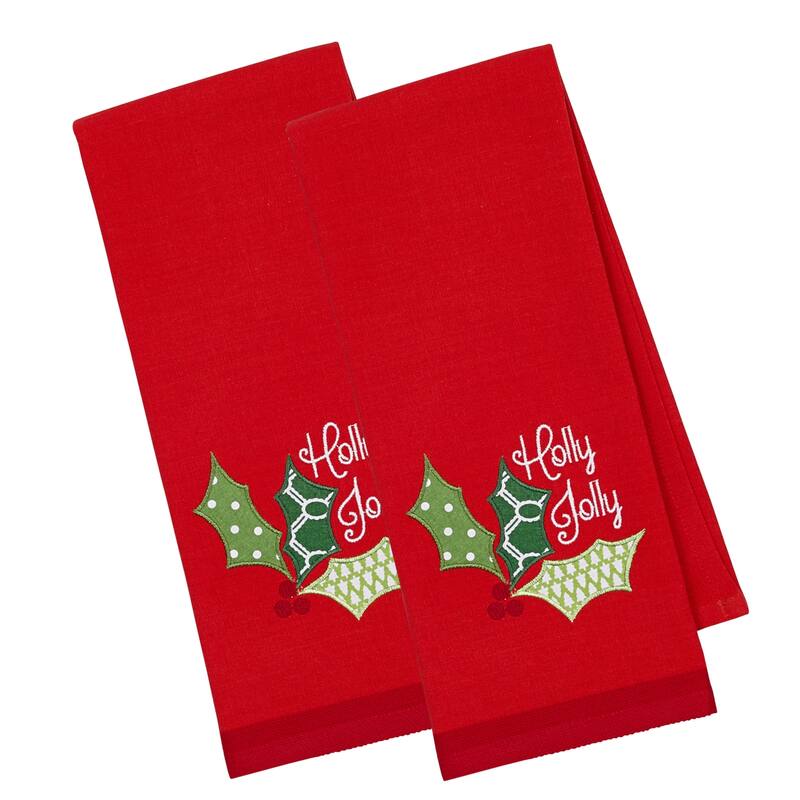 DII Assorted Christmas Printed Dishtowel