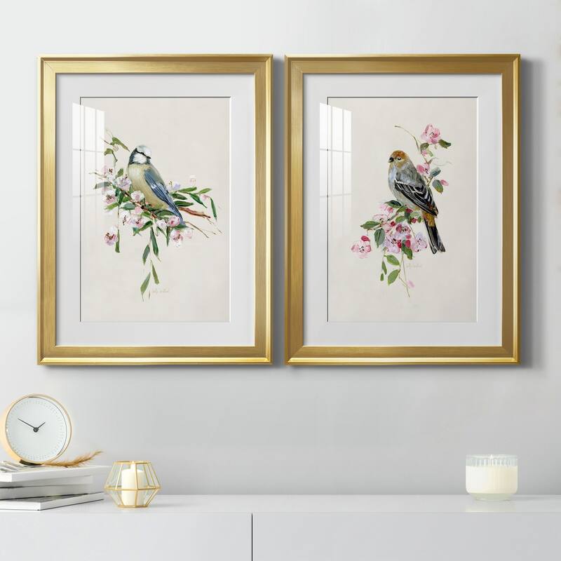Spring Song Blue Bird Premium Framed Print - Ready to Hang