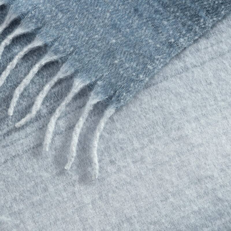 Kenneth Cole Cozy Reversible Throw Blanket