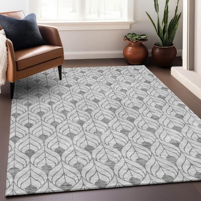 Premium Washable Super Soft Modern Teardrop Mayfield Rug