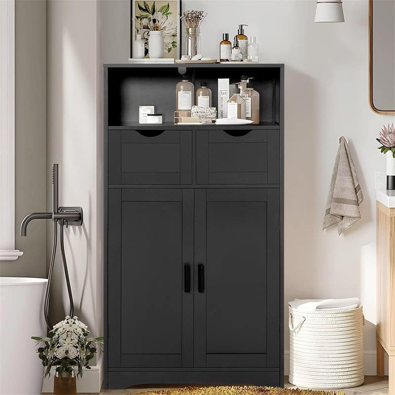 Bathroom Wall Cabinet - 11.8"D x 23.6"W x 42.5"H