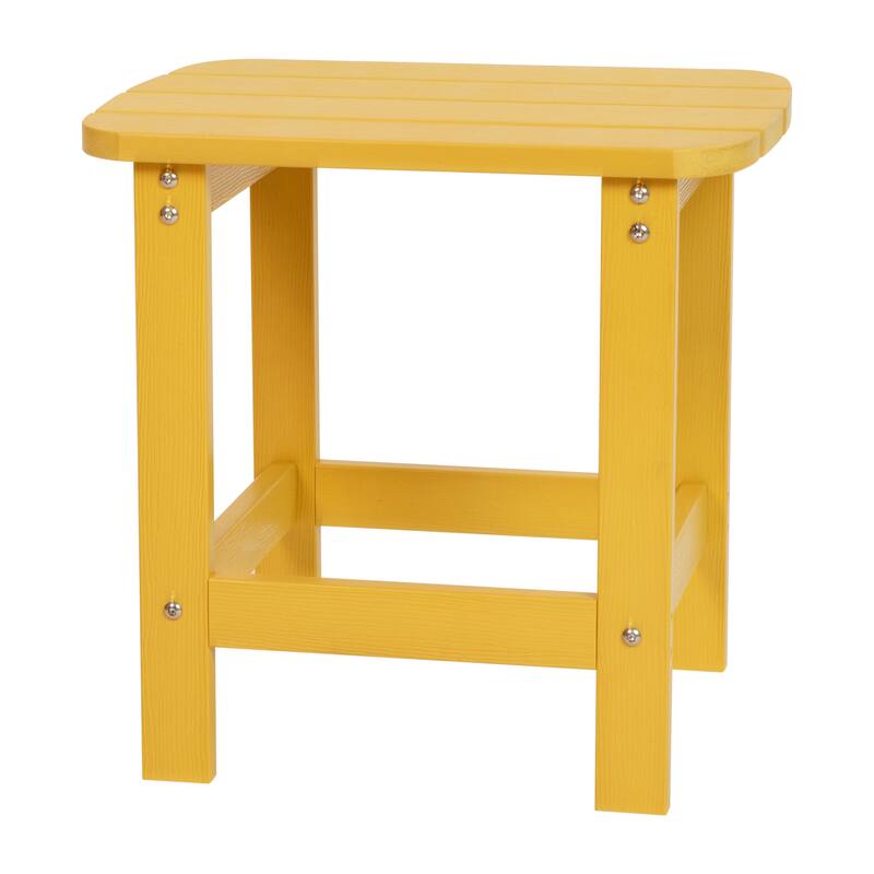 All-Weather Poly Resin Adirondack Side Table - Patio Table