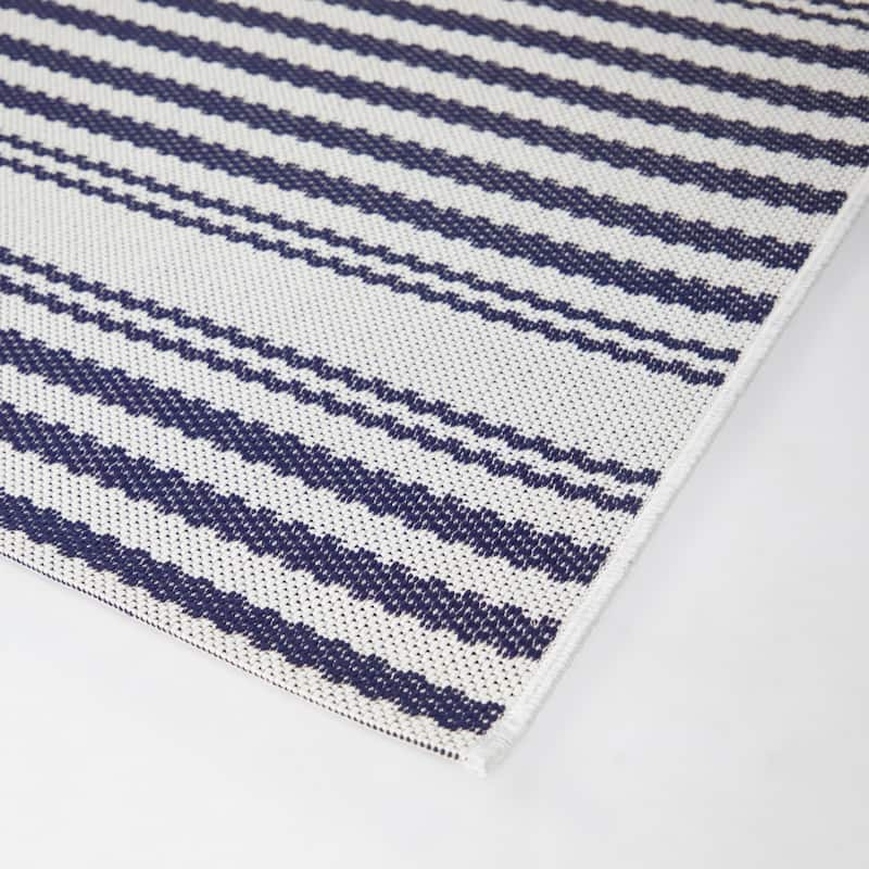 Marius Striped Indoor/Outdoor Area Rug