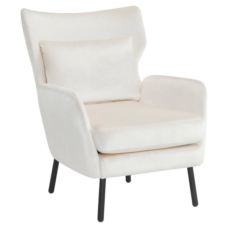 32" Wing Back Velvet Accent Chair