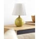preview thumbnail 1 of 5, Livabliss Ferez Modern & Contemporary Accent Table Lamp - 12"H x 8"W x 8"D Bright Yellow