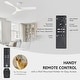 preview thumbnail 24 of 31, CO-Z 52" Modern Ceiling Fan with Dimmable LED Light and Remote