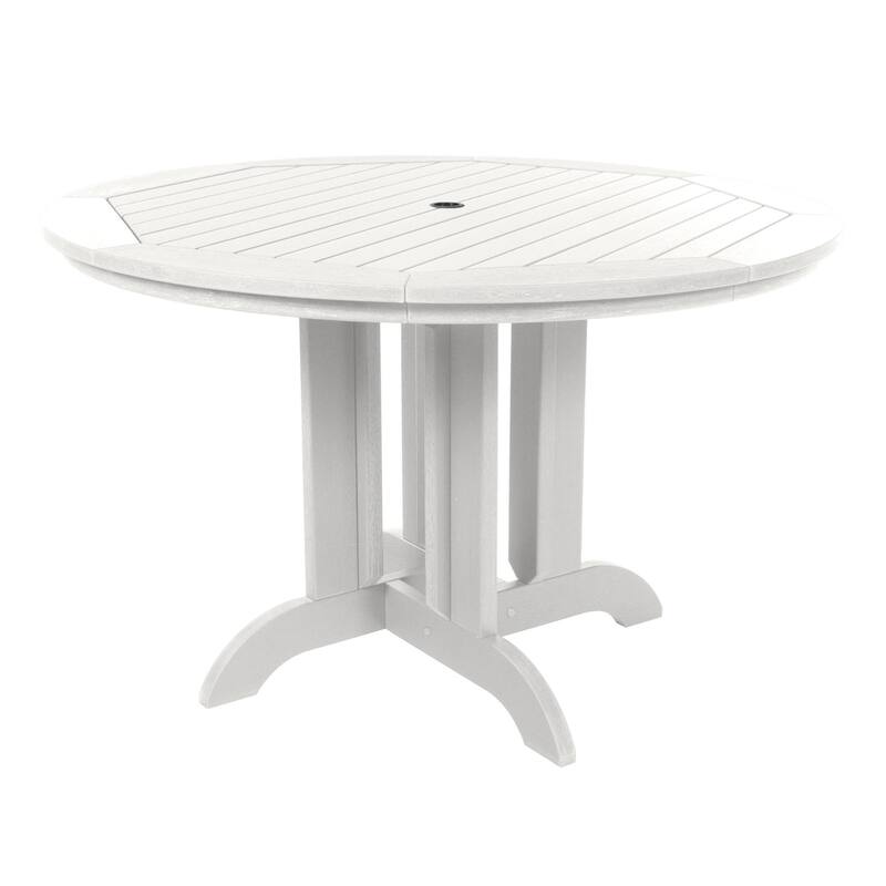 Highwood Commercial Grade 48" Round Dining Height Table - White