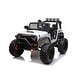 preview thumbnail 11 of 14, 12V Kids Jeep Ride-On Car with Remote Control, Dual Drive, Shock Absorbers, USB/Bluetooth, Lights, Music, for Ages 3-8 White