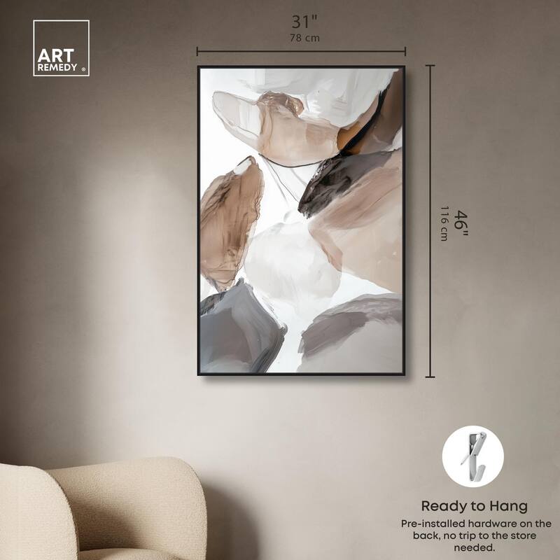 Sedimentary Hues I Canvas by Art Remedy