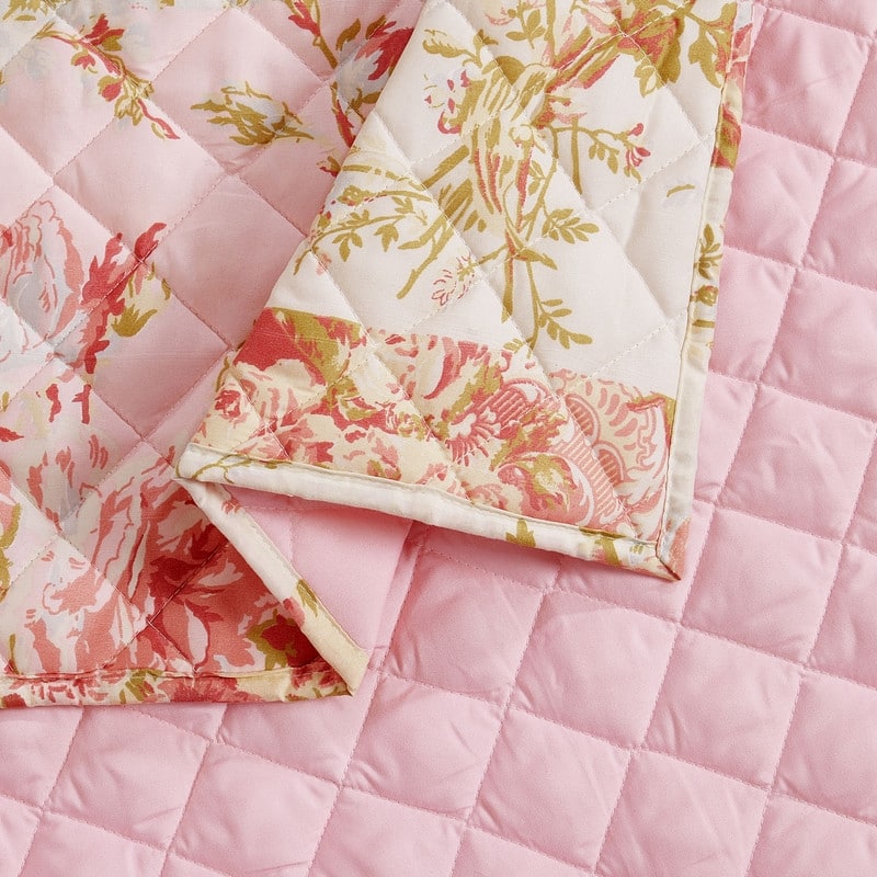 Modern Heirloom Meline Floral 3-Piece Microfiber Quilt Set