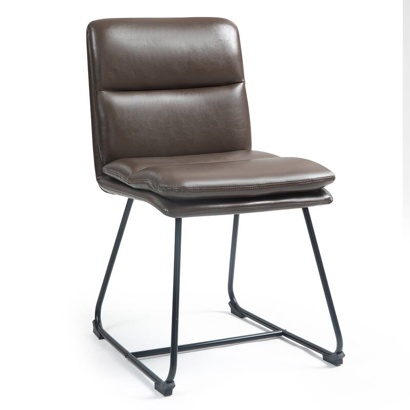 Aulani Upholstered Metal Frame Dining Chair (Set of 2)