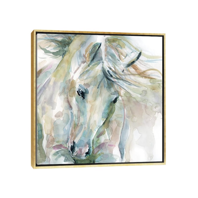 iCanvas "Exuberant Spirit" by Carol Robinson Framed Canvas Print - 12x12 - Gold