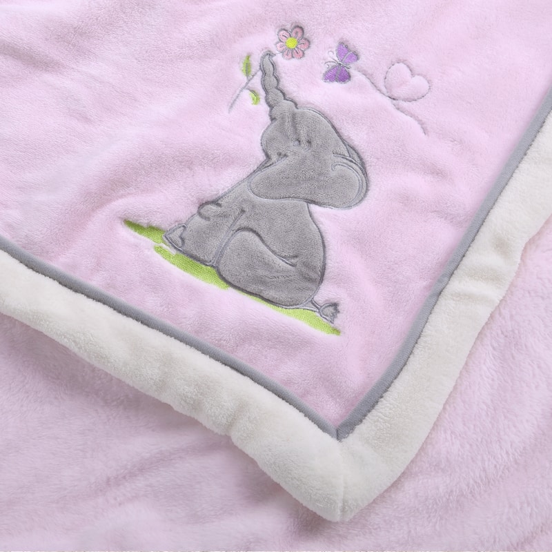 BOON Super Cute Cartoon Flannel Fleece Ultra Soft Baby Throw Blanket