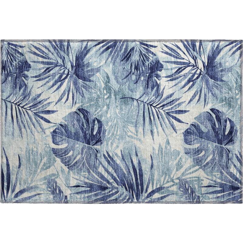 Premium Washable Super Soft Tropical Floral Mayfield Rug