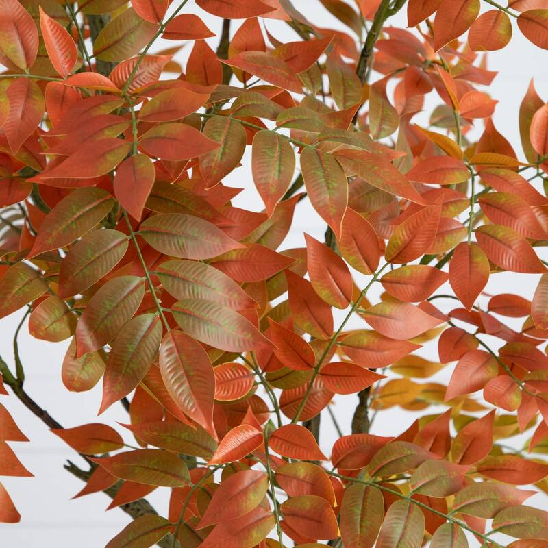 Autumn Sumac Artificial Potted Fall Tree - 6'