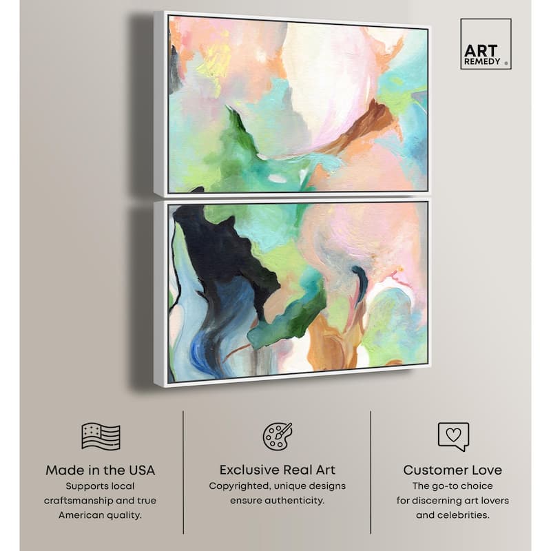 The Dreamer part II Canvas Set of 2 by Art Remedy
