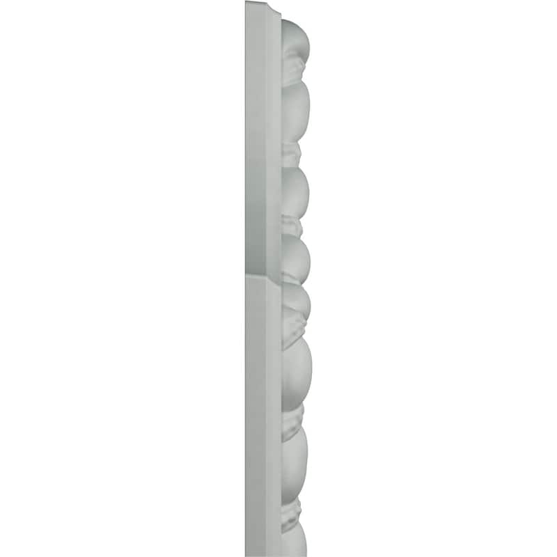 8"W x 8"H x 7/8"P Devon Rope Panel Moulding Corner (matches moulding PML02X00DE)