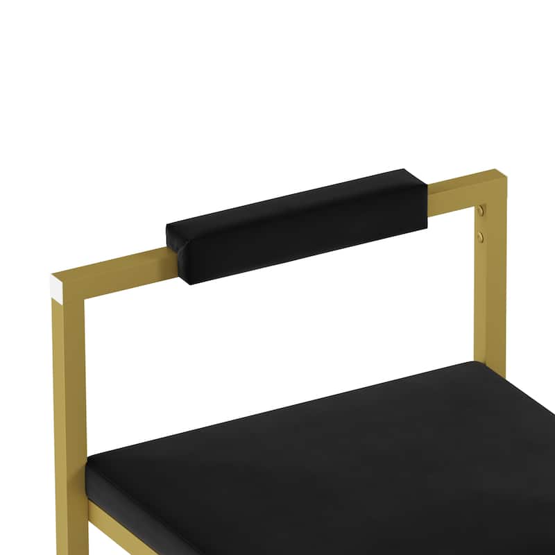 Upholstered Counter Height Barstools Dining Chairs Set of 2