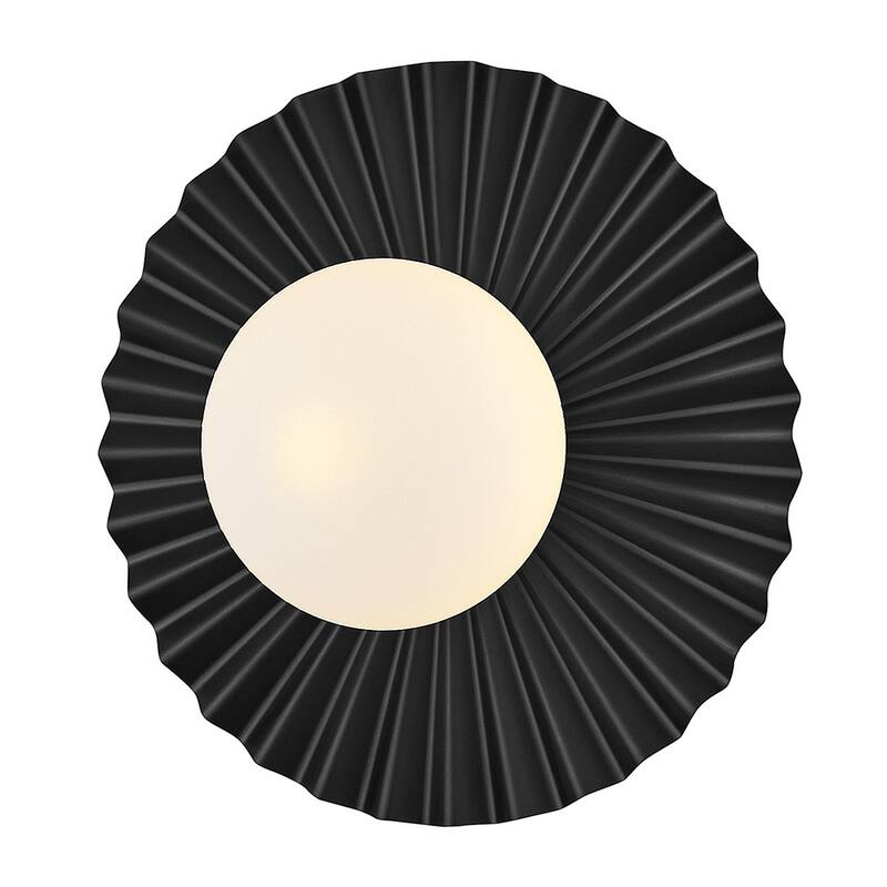 Lark 84391 Stevie 10" Wide Semi-Flush Globe Ceiling Fixture