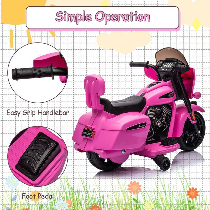 Kids Electric Dirt Bike, Ride On Motorcycle for Kids Best Gift