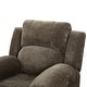 preview thumbnail 25 of 37, Chenille Manual Recliner with 3-Position Adjustable Backrest, Soft Foam Seat, Durable Frame, 330LB Weight Support
