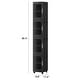 preview thumbnail 3 of 7, Javlergo 65" Narrow Tall Storage Bin 4 Tier Foldable Kitchen Storage Cabinet Organizer Freestanding Kitchen Pantry