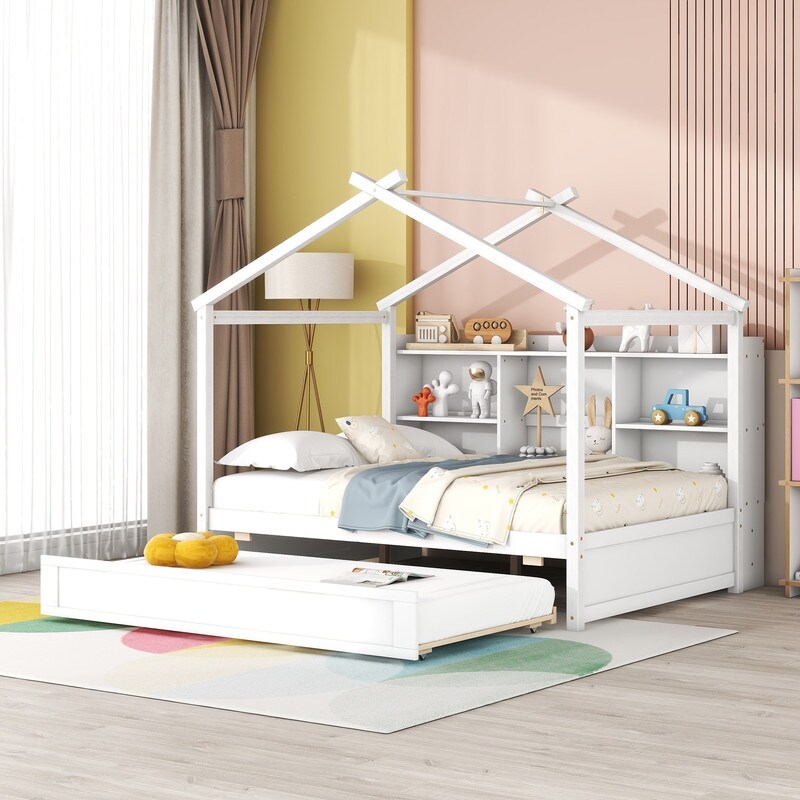 Montessori bed outlet with trundle