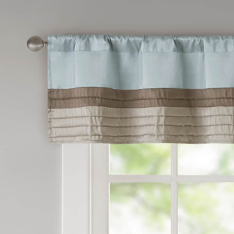 Madison Park Eastridge Polyoni Pintuck Window Valance