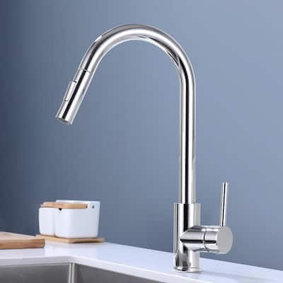 Topcraft Pull Down Stainless Steel kitchen Sink Faucet