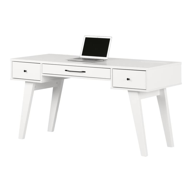 South Shore Helsy Computer Desk with Power Bar