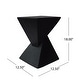 preview thumbnail 10 of 8, Atlas Indoor Lightweight Concrete Accent Table by Christopher Knight Home