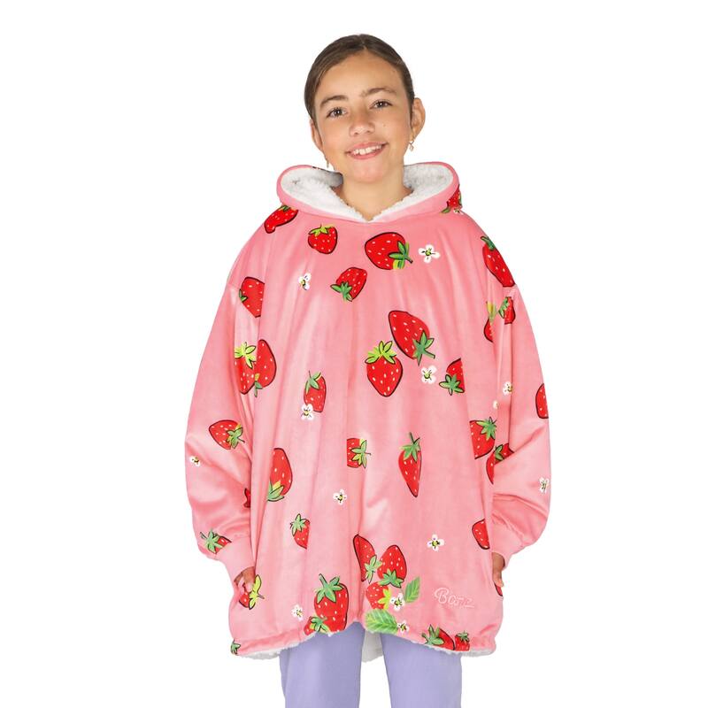 Bare Homey B-Cozy Oversized Sherpa Wearable Blanket