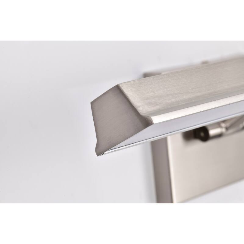 Hazel 2 Foot LED Picture Light 3 CCT Selectable Brushed Nickel Finish Acrylic Lens - Brushed Nickel