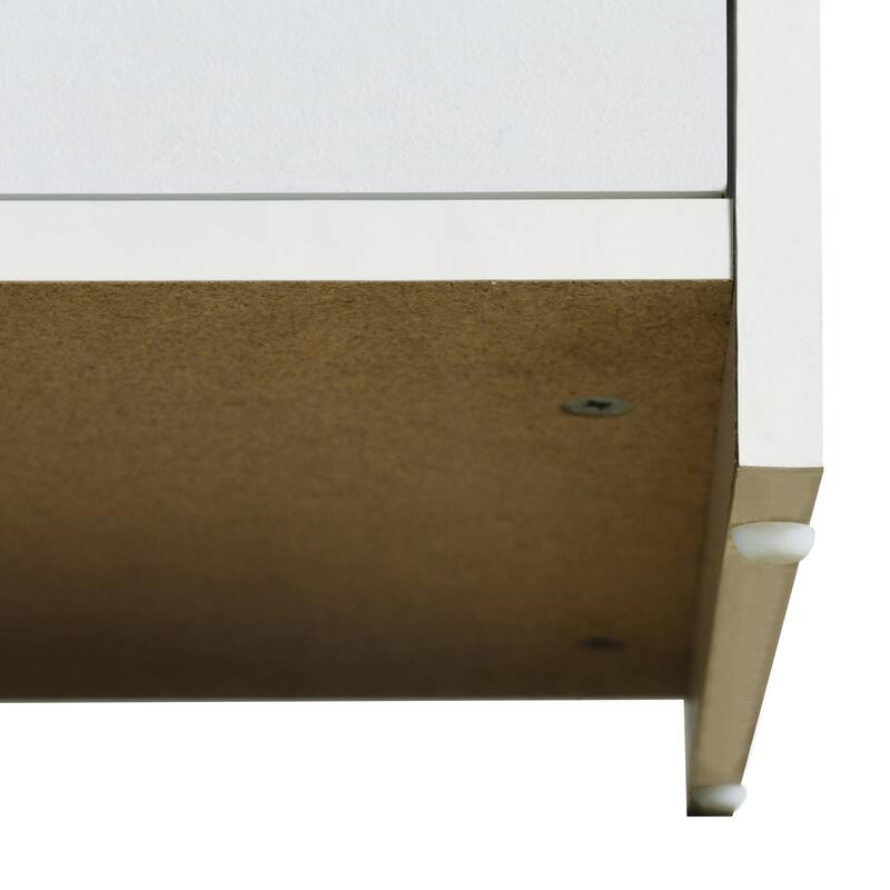 Sideboard with 3 Artificial Rattan Doors and Metal Handles