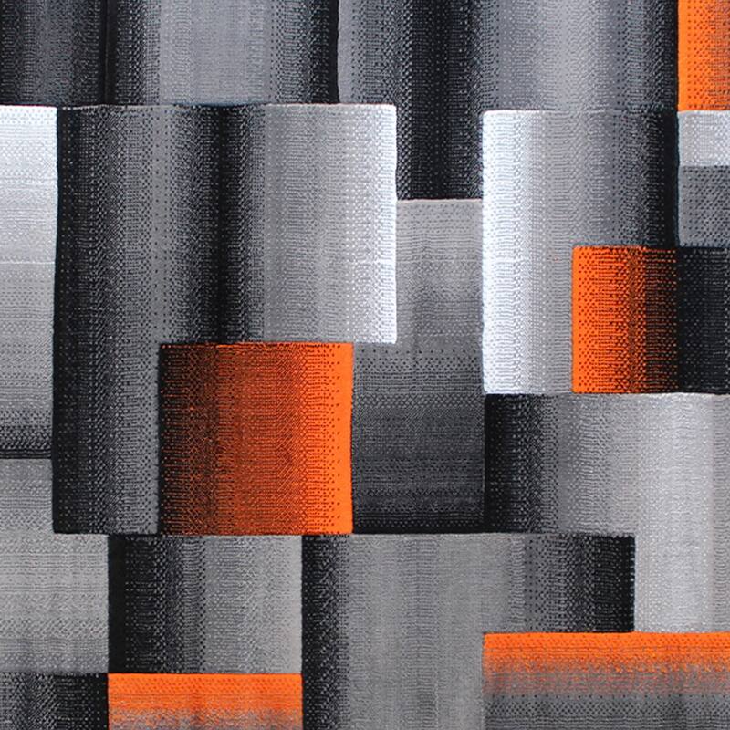 Modern Geometric Style Color Blocked Indoor Area Rug