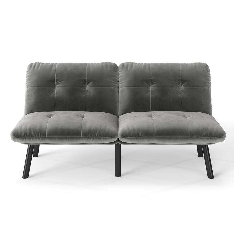 Convertible Folding Modern Sofa Bed, Back-Adjustable Sofa