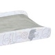 preview thumbnail 2 of 2, Lambs & Ivy Jungle Story Soft Minky Velour Safari Changing Pad Cover- White/Gray - Multicolor