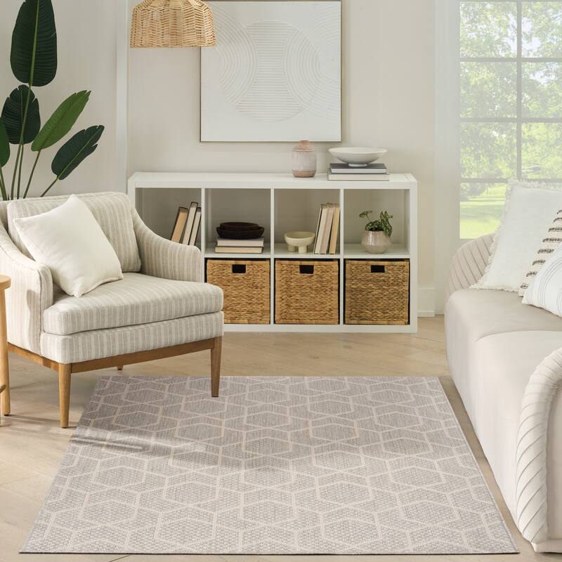 Nourison Horizon Indoor/Outdoor Geometric Area Rug