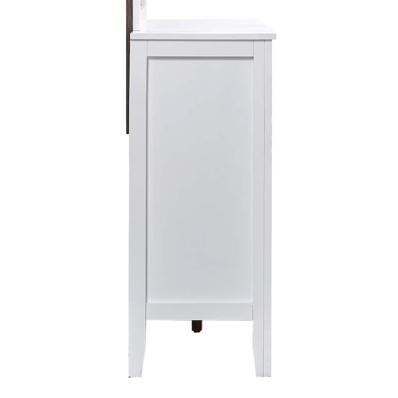 Glory Furniture Daniel 6 Drawer Dresser - White