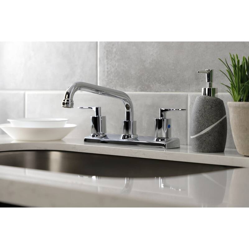 Kingston Brass Serena 1.8 GPM Widespread Kitchen Faucet - Includes
