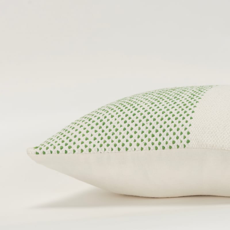Rizzy Home Transitional Natural Decorative Pillow Cover 14"x20"