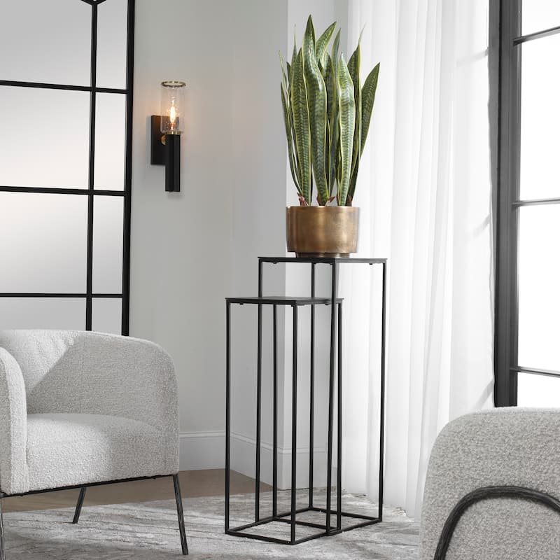 Uttermost Coreene Nesting Pedestal Tables (Set of 2)