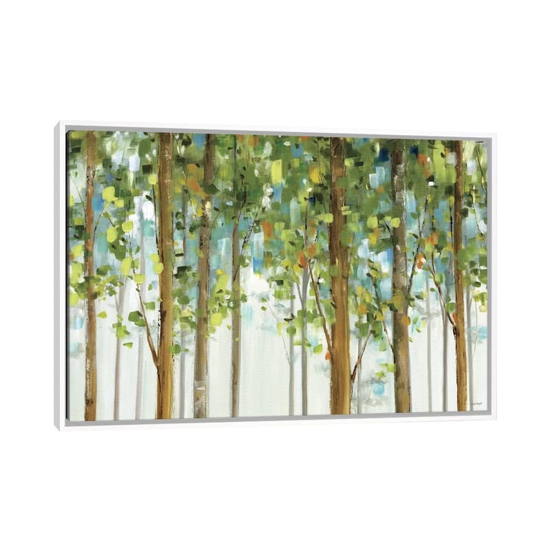 iCanvas "Forest Study I Crop" by Lisa Audit Framed Canvas Print - White - 26x40