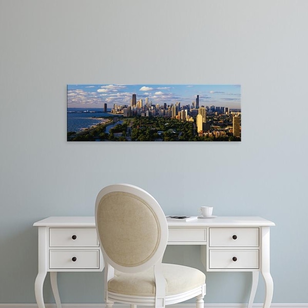 Easy Art Prints Panoramic Images's 'Chicago IL' Premium Canvas Art