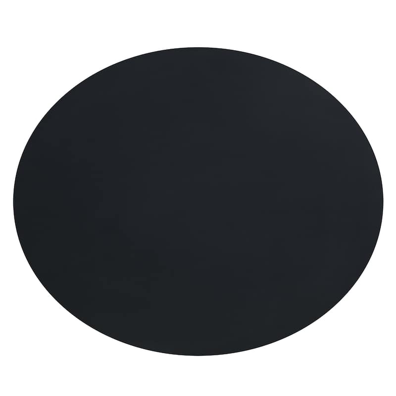 Fillmore 1-Drawer Oval Wood Shelf Accent End Table by iNSPIRE Q Modern